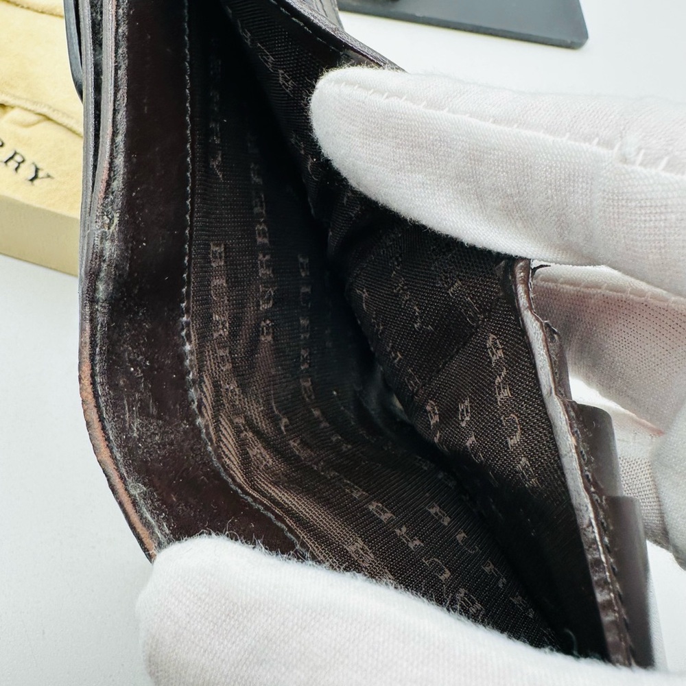 Burberry Nova Plaid Leather Wallet - Picture 10 of 13
